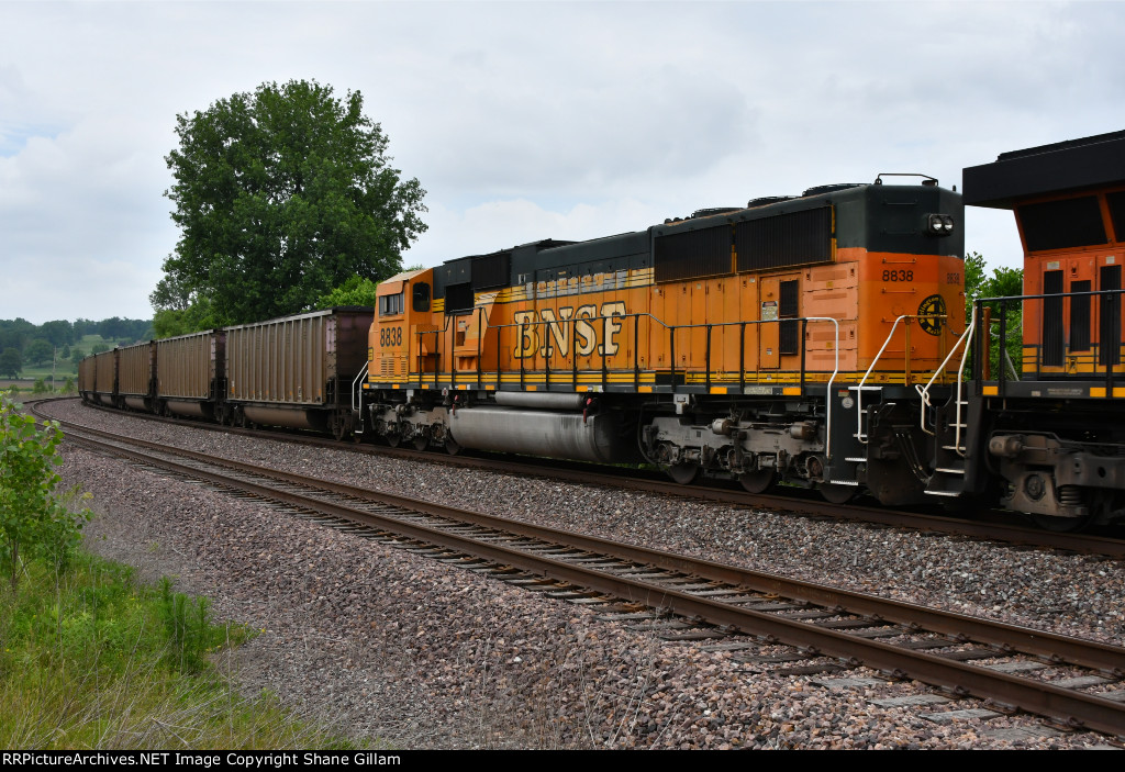 BNSF 8838 Roster shot.